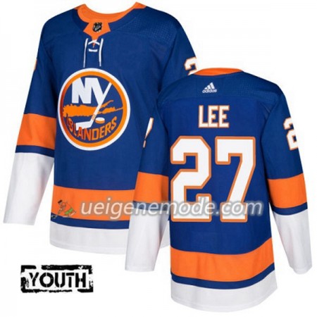 Kinder Eishockey New York Islanders Trikot Anders Lee 27 Adidas 2017-2018 Blau Authentic
